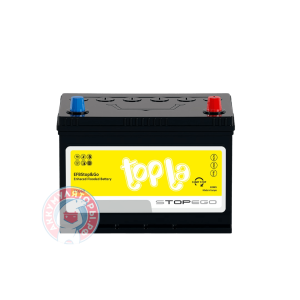 Аккумулятор Topla EFB 6 СТ 65Ач оп D23