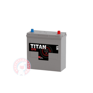 Аккумулятор Titan EFB 6 СТ 57Ач оп B24 тонк.кл.