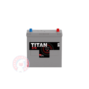 Аккумулятор Titan EFB 6 СТ 57Ач оп B24 тонк.кл.