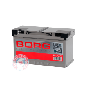 Аккумулятор Borg EFB 6 СТ 80Aч оп 