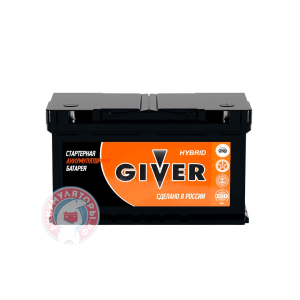 Аккумулятор Giver Hybrid 6 СТ 77Ач оп