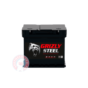 Аккумулятор Grizly Steel 6 CT 50Ач низкий