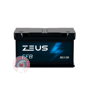 Аккумулятор Zeus EFB 6 СТ 80Aч оп низкий 